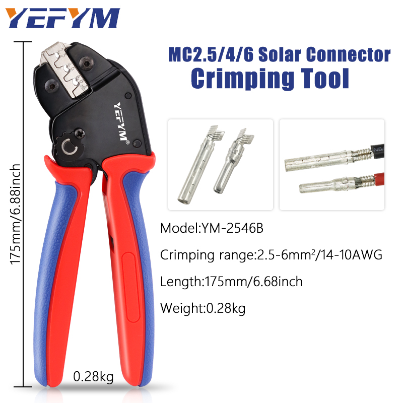 Mc4 Crimping Tool - Инструмент для обжима солнечных батарей YM-2546B