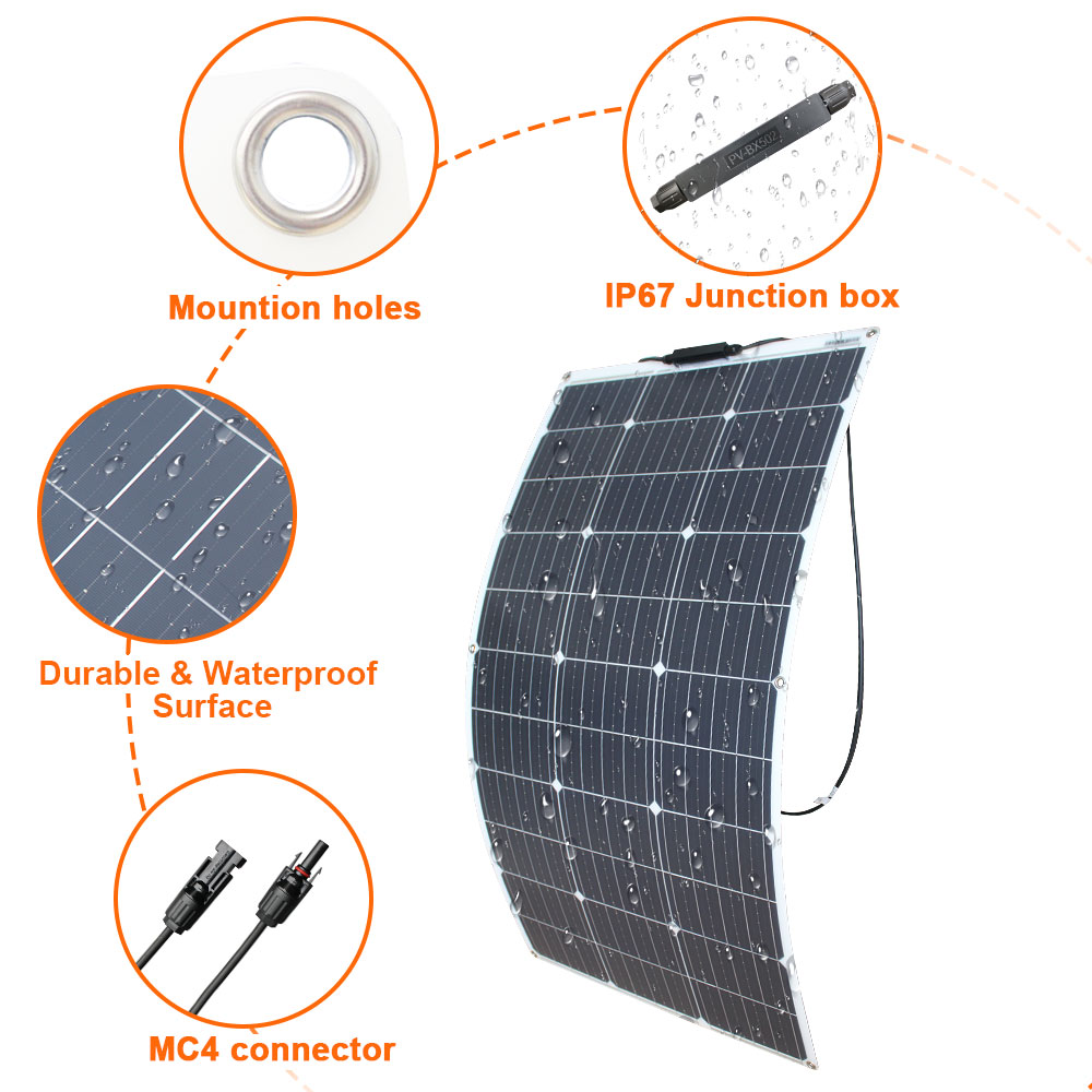 Комплект солнечных панелей 100 – обзор и цена Rv Solar Kit 400W